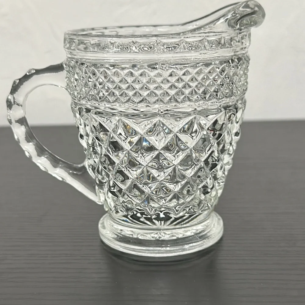 Wexford Anchor Hocking Pressed Glass 8oz Creamer